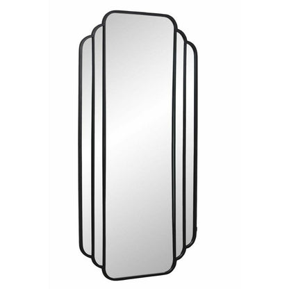 Nordal SKYLARK stort spejl i jern - 200x100 cm - sort