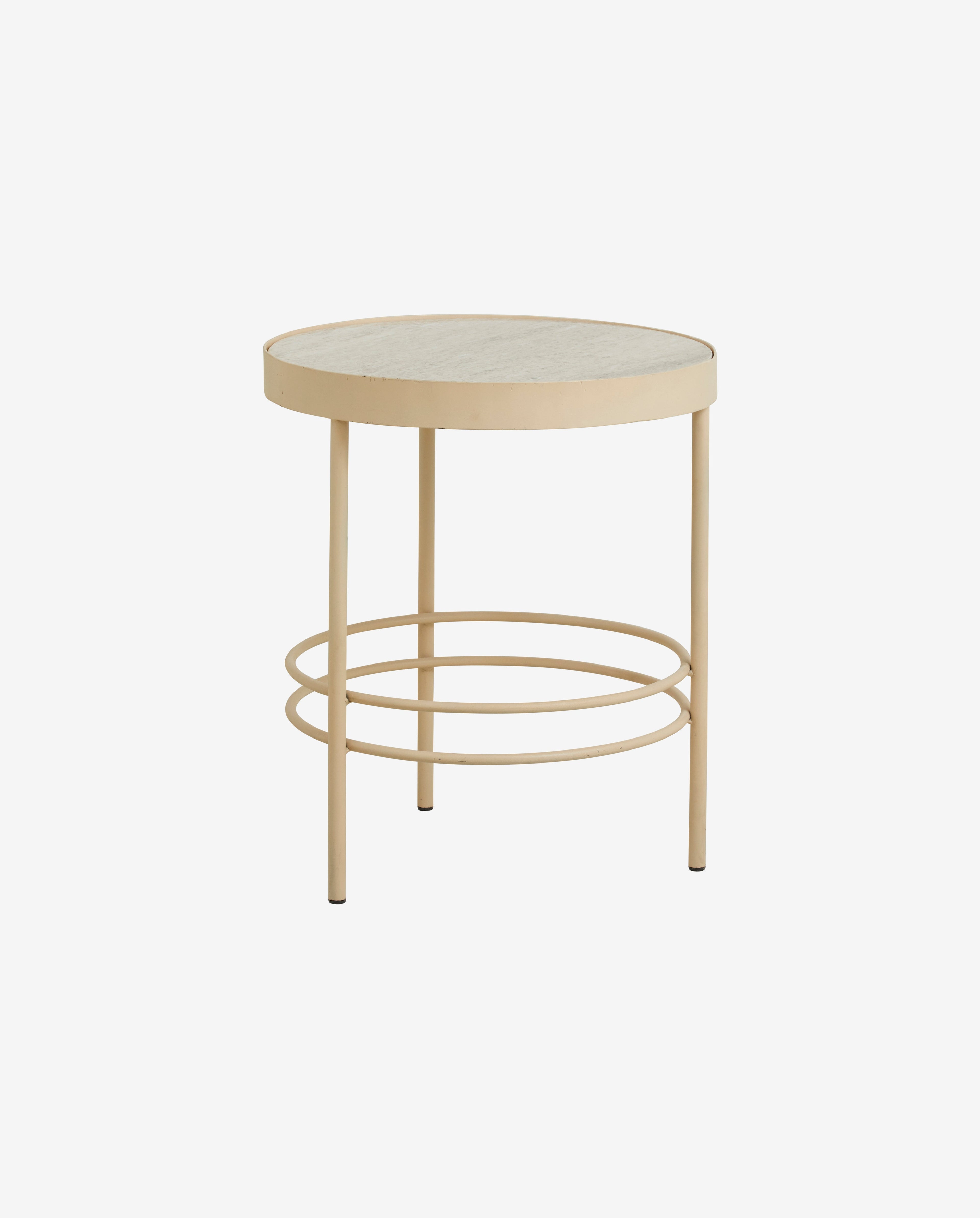 JUNGO rundt sidebord - ø50 cm - sand