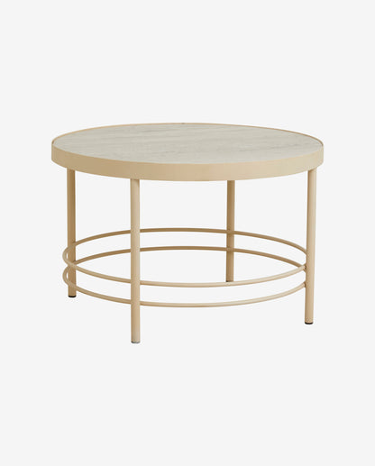 JUNGO rundt sofabord - ø80 cm - sand