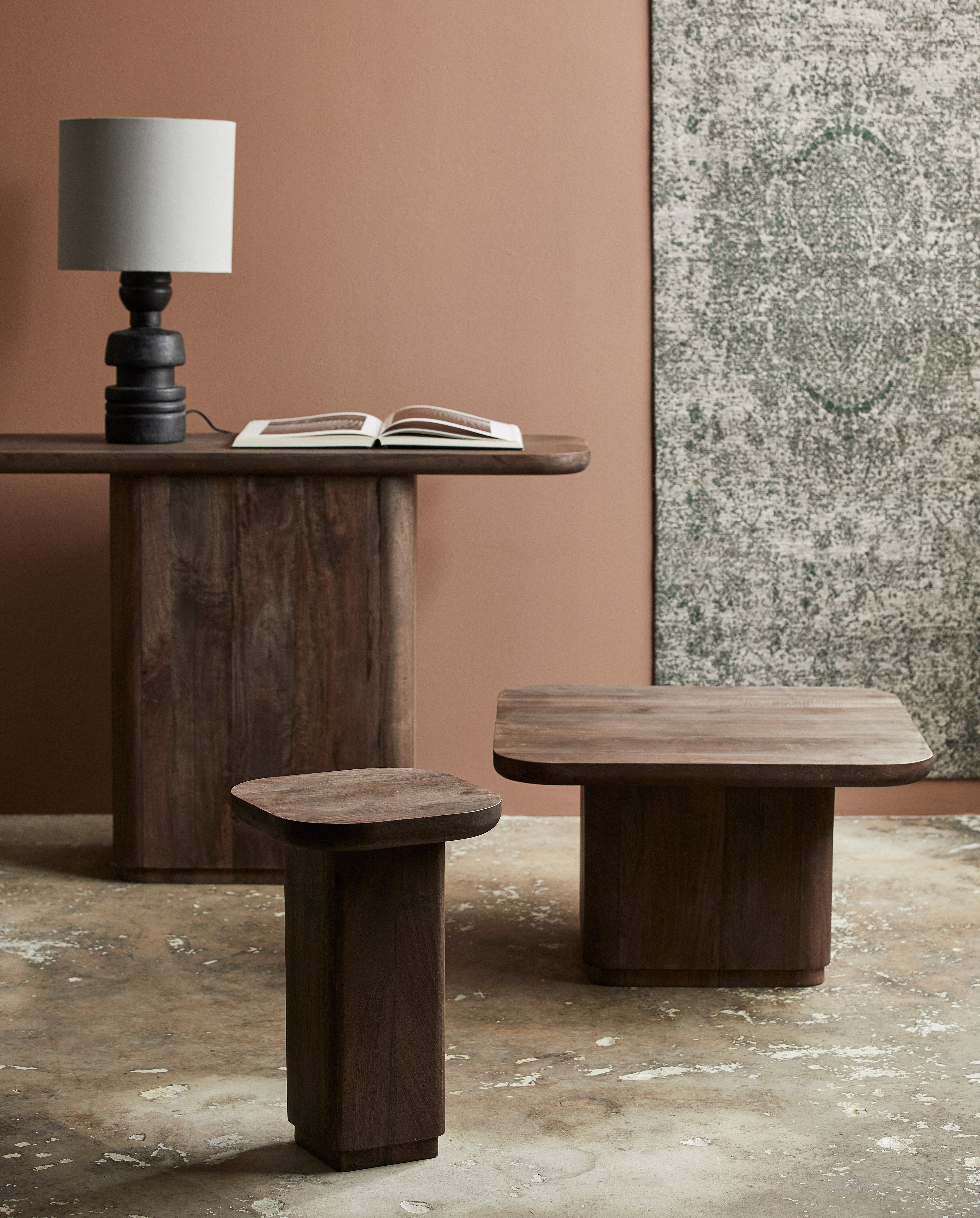 TOKE side table - dark brown