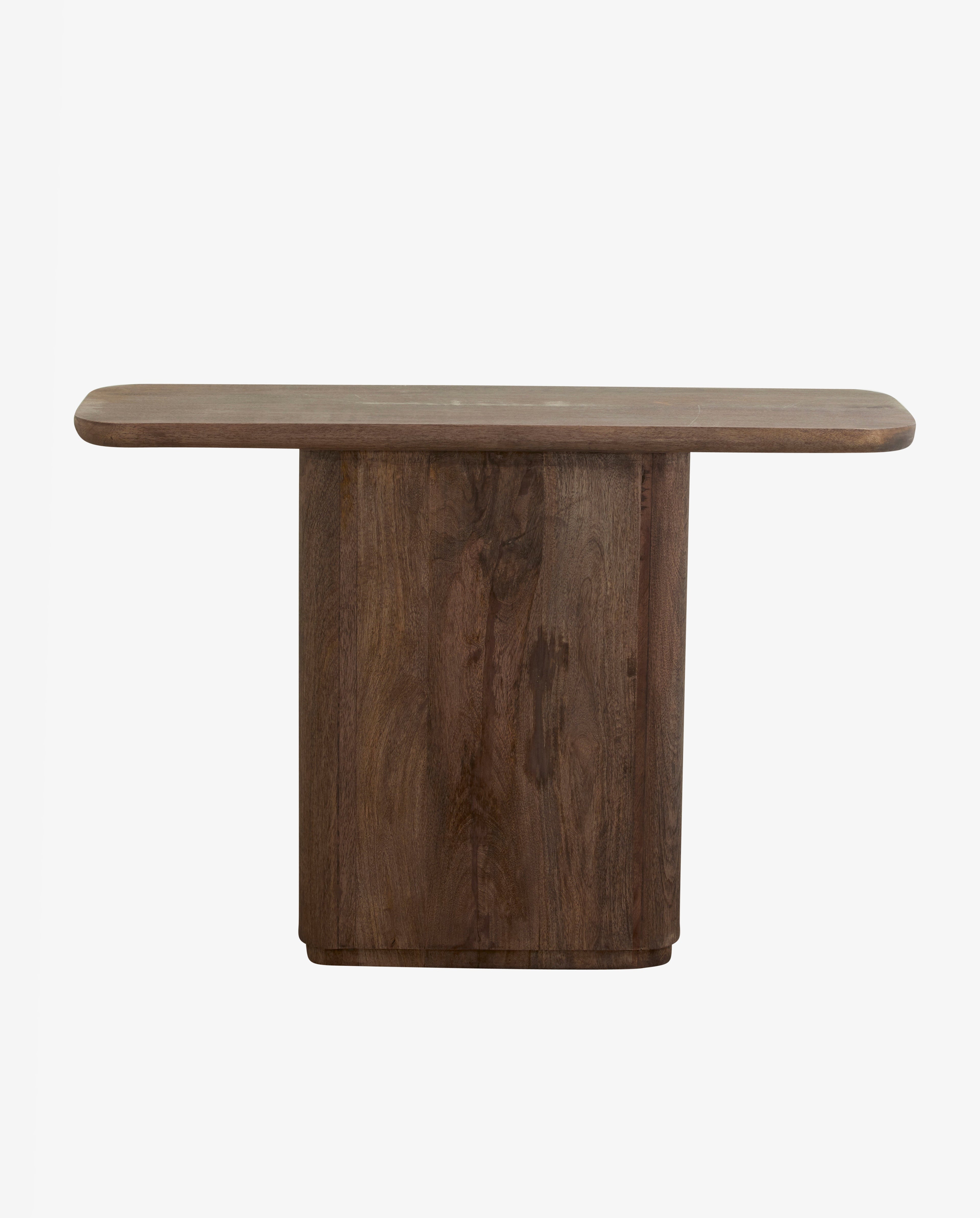 TOKE console table - dark brown