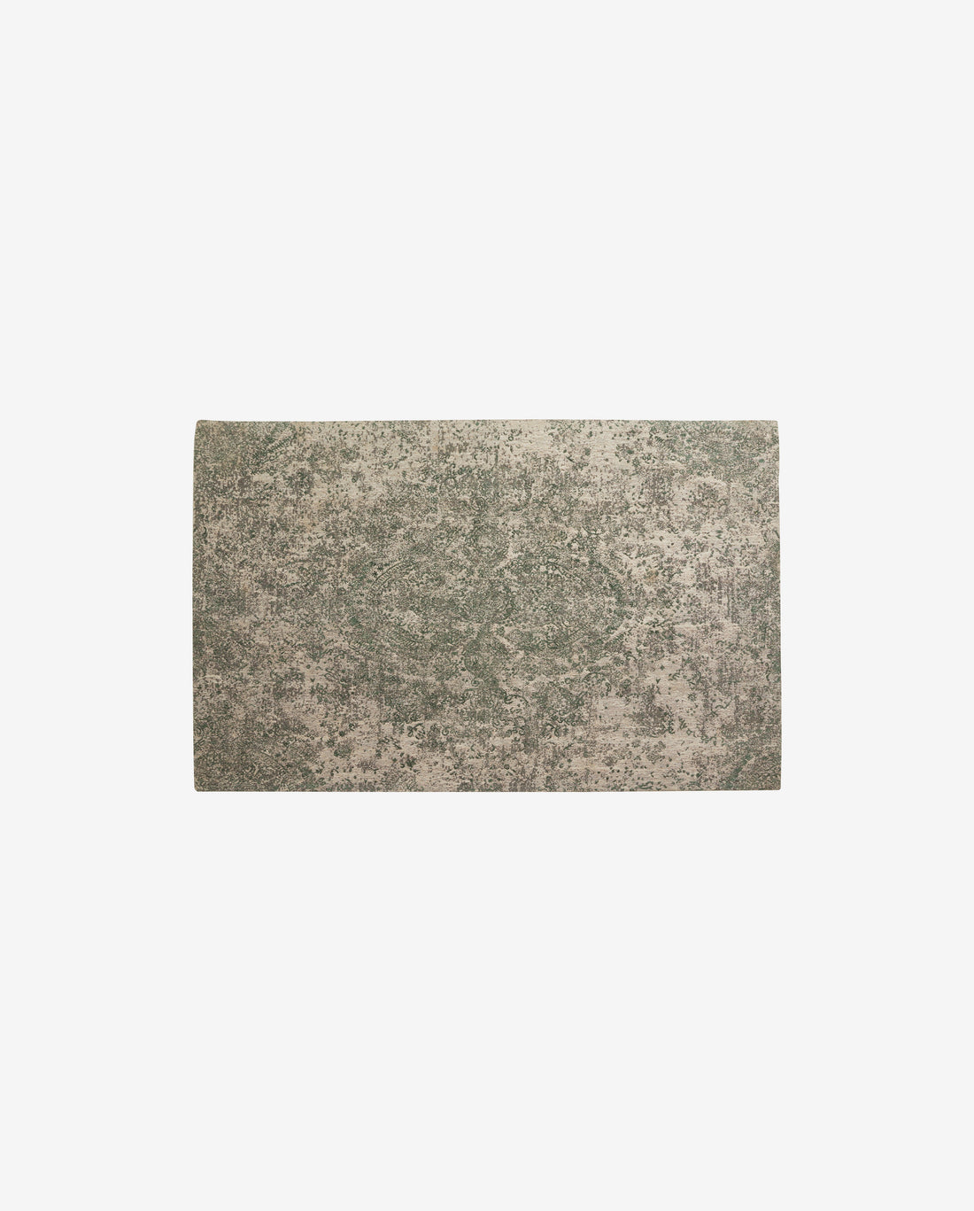 ARIA jacquardvævet tæppe - 160x240 cm - grøn/beige