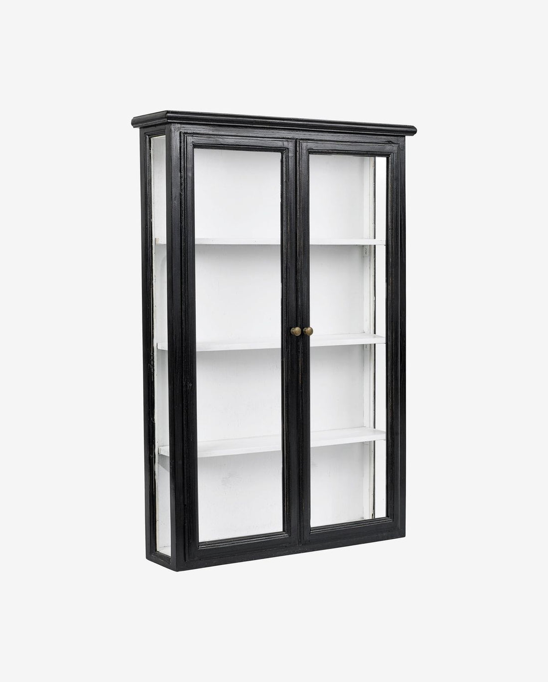 Nordal A/S CLASSIC wall cabinet, double, black