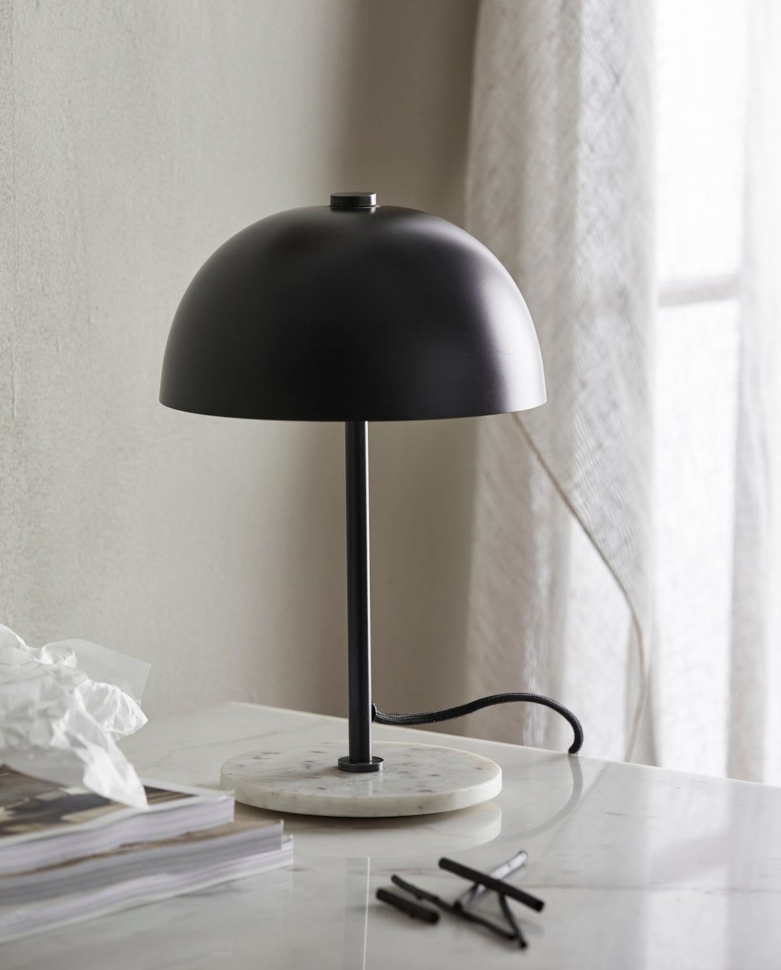 KITA bordlampe - h32 cm - sort