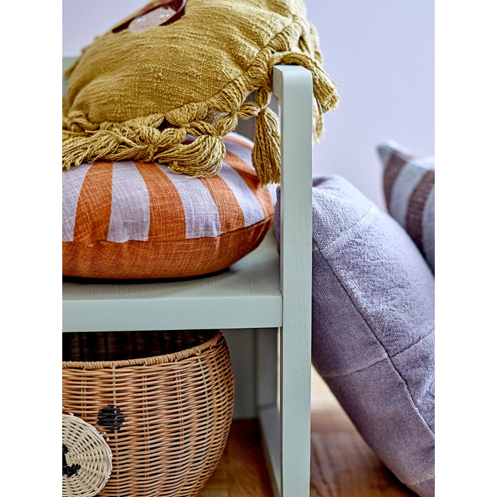 BLOOMINGVILLE MINI Sisa Pude, Brun, Bomuld - D46 cm - DesignGaragen.dk.