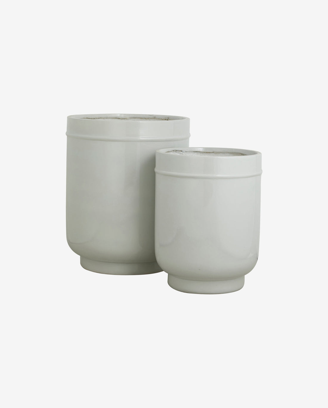 EDAY urtepotter - 2 stk. - h56/46 cm - grå