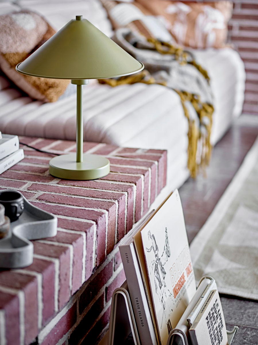 Bloomingville Bakoni Bordlampe, Grøn, Metal