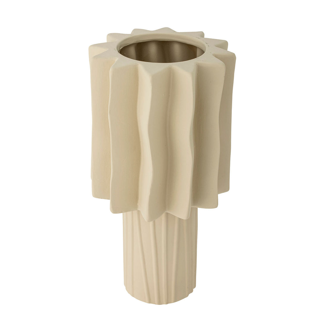 Bloomingville Pethrine Vase, Natur, Stentøj - Bloomingville - DesignGaragen.dk