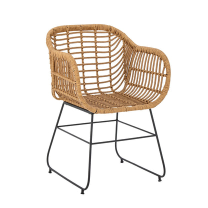 Bloomingville Collin Loungestol, Natur, Polyrattan