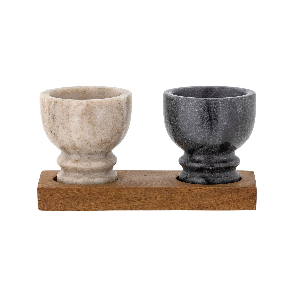 Bloomingville Inesa Salt- & Peberkar, Natur, Marmor - Bloomingville - DesignGaragen.dk