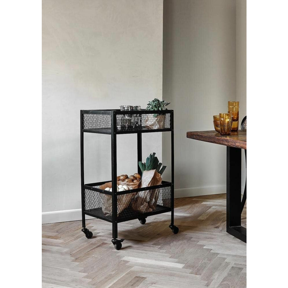 Nordal EASY rullebord i jern - 54x38 cm - sort