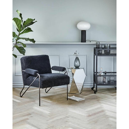 Nordal EASY rullebord i jern - 77x54 cm - sort