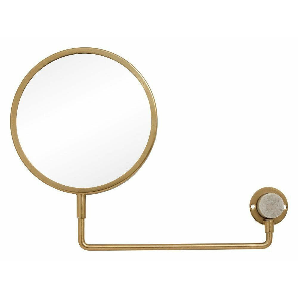 Nordal TESIA vægspejl i metal - 39x27 cm - guld finish - Nordal - DesignGaragen.dk