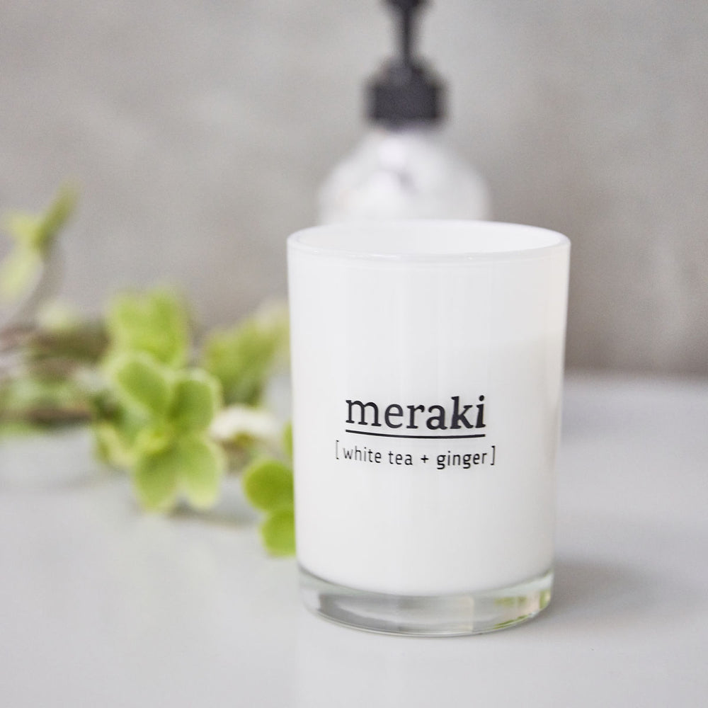Meraki Meraki Duftlys, White tea & ginger - DesignGaragen.dk.