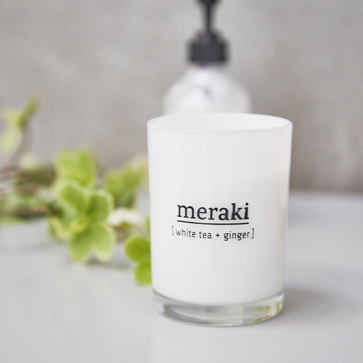 Meraki Meraki Duftlys, White tea & ginger - DesignGaragen.dk.