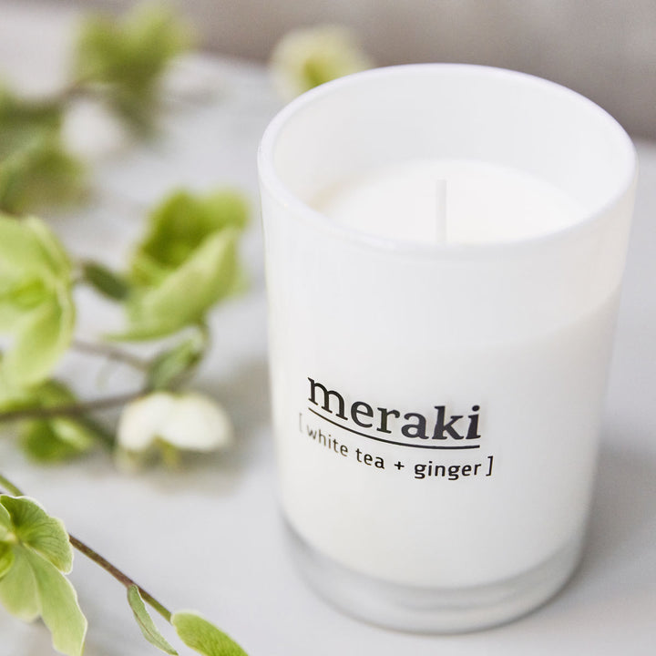 Meraki Meraki Duftlys, White tea & ginger - DesignGaragen.dk.