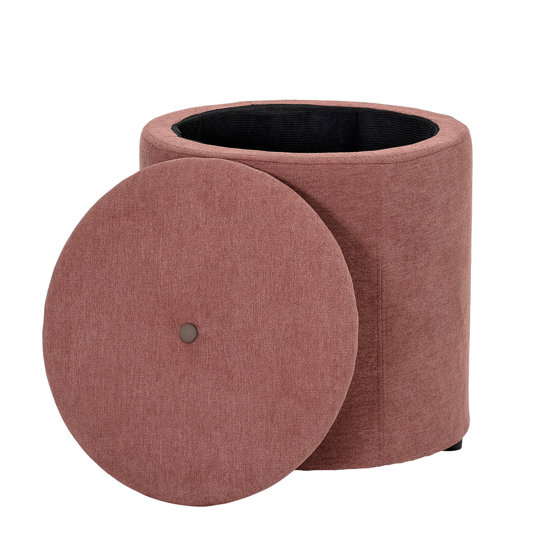 BLOOMINGVILLE MINI Siabella Puf, Rosa, Polyester - D37xH40 cm - DesignGaragen.dk.