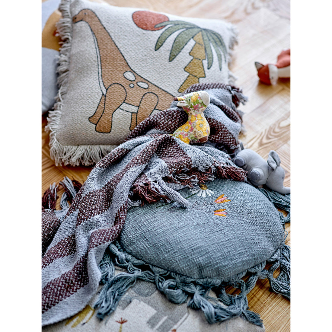 Kita Pude, Lilla, Bomuld - L45xW45 cm - BLOOMINGVILLE MINI - DesignGaragen.dk