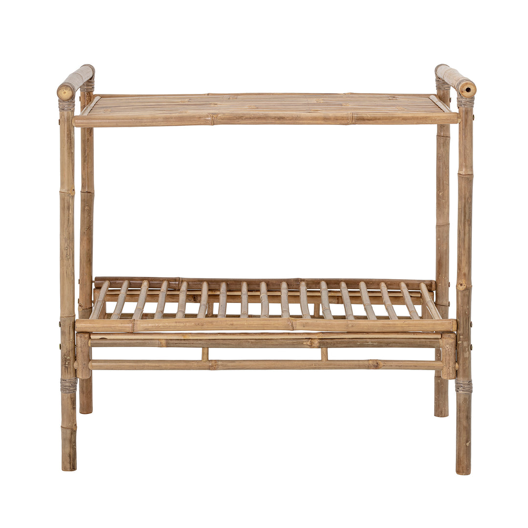 BLOOMINGVILLE Sole Konsolbord, Natur, Bambus - L100xH95xW60 cm - DesignGaragen.dk.