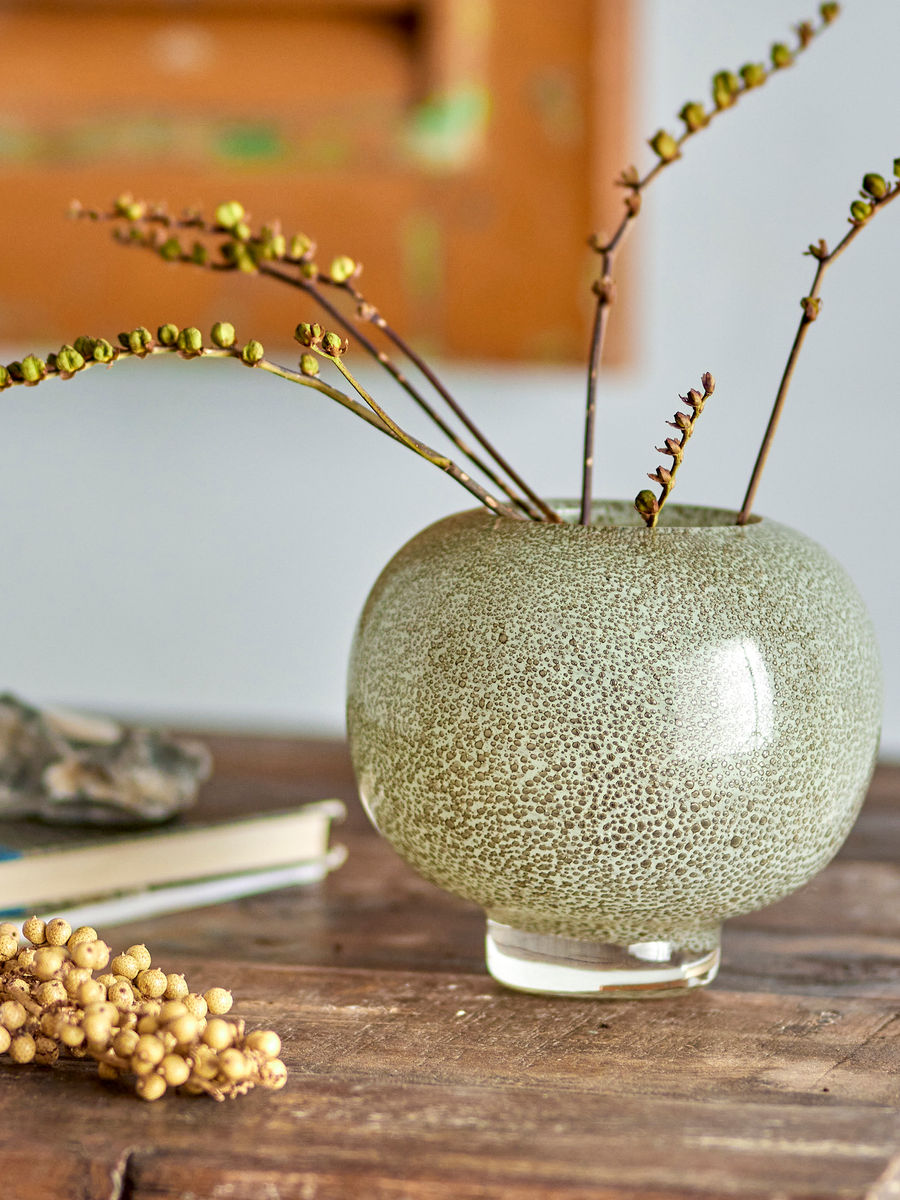 Creative Collection Saia Vase, Guld, Glas - Creative Collection - DesignGaragen.dk