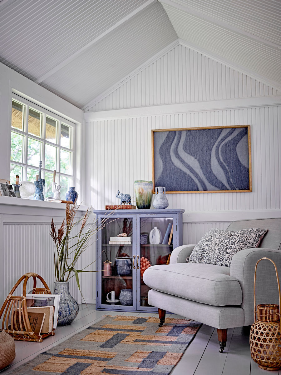 Creative Collection Lerka Lanterne m/Glas, Natur, Bambus - Creative Collection - DesignGaragen.dk