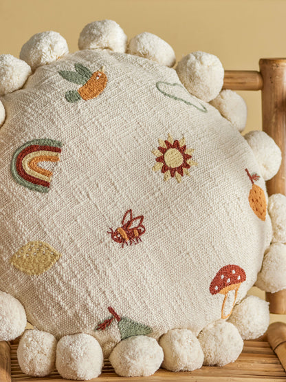 Bloomingville MINI Agnes Pude, Natur, Bomuld - Bloomingville MINI - DesignGaragen.dk