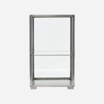 House Doctor-Vitrineskab, Glass, Zink-l: 25 cm, w: 25 cm, h: 41 cm