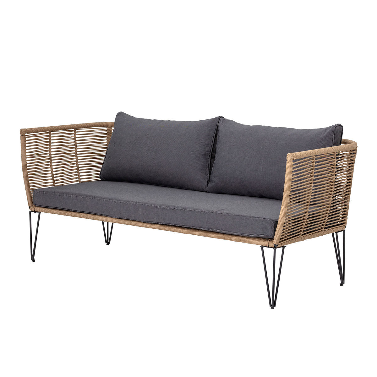 Bloomingville Mundo Sofa, Brun, Metal