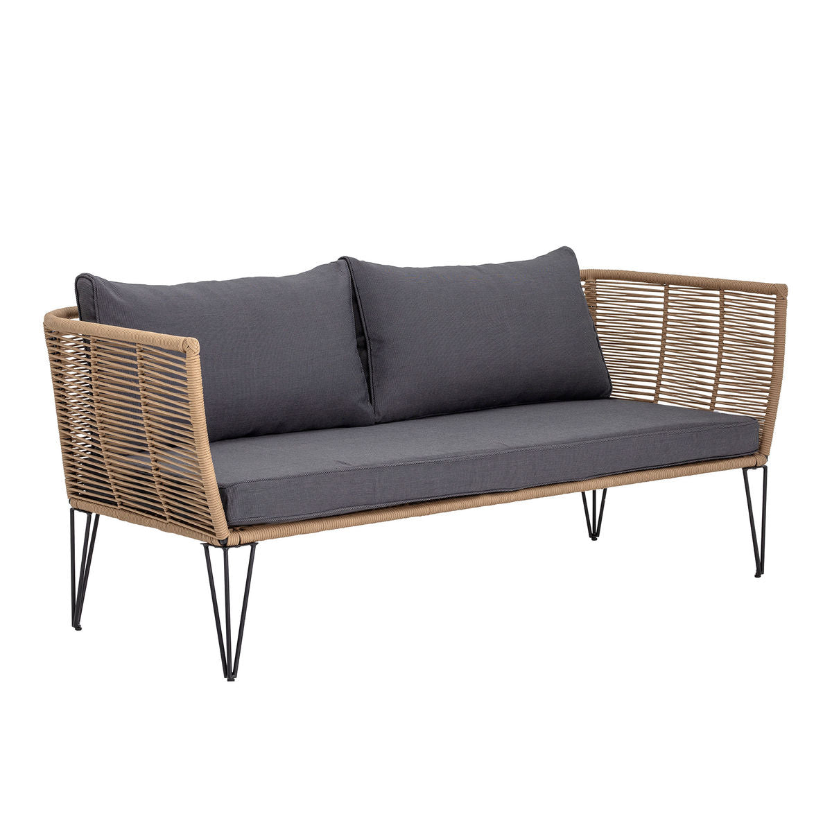 Bloomingville Mundo Sofa, Brun, Metal