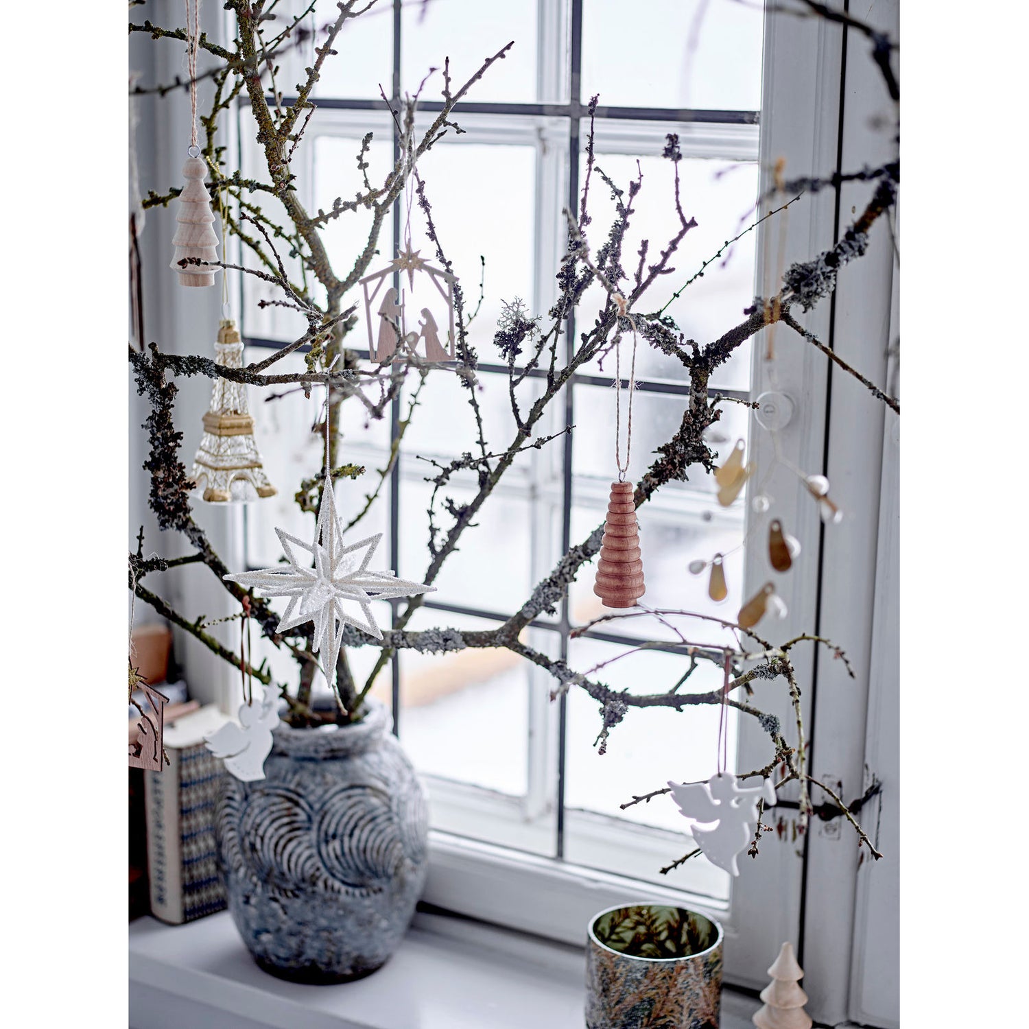 Bloomingville Damian Deko Vase, Grøn, Terrakotta - Bloomingville - DesignGaragen.dk