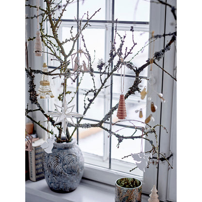Bloomingville Damian Deko Vase, Grøn, Terrakotta - Bloomingville - DesignGaragen.dk
