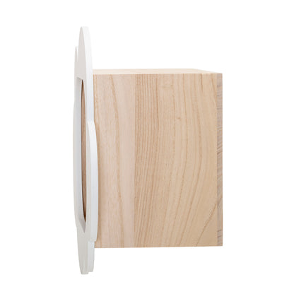 Shahin Display kasse, Hvid, Kejsertræ - L50xH37xW19 cm - BLOOMINGVILLE MINI - DesignGaragen.dk