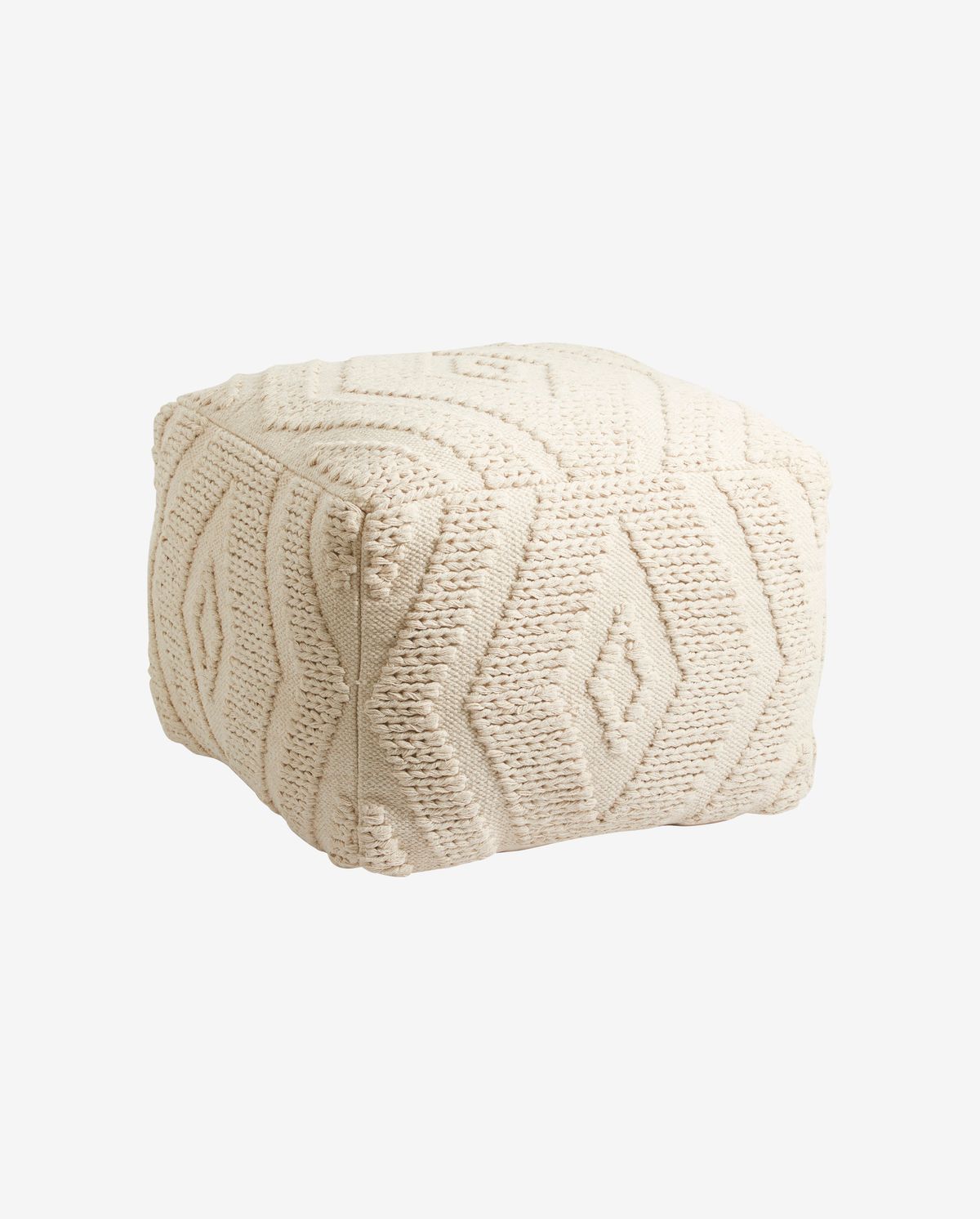 WULAR puf - råhvid