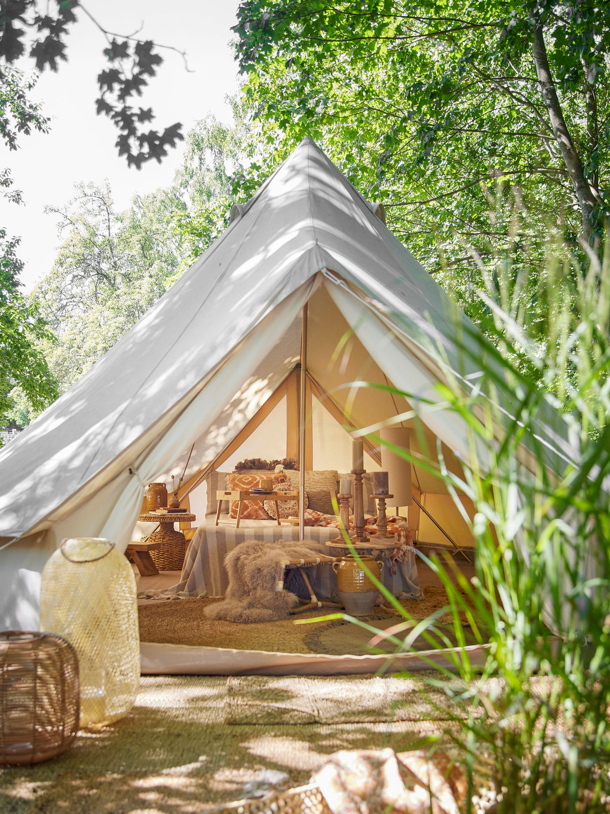 Bloomingville Aden Bakke Bord, Natur, Bambus