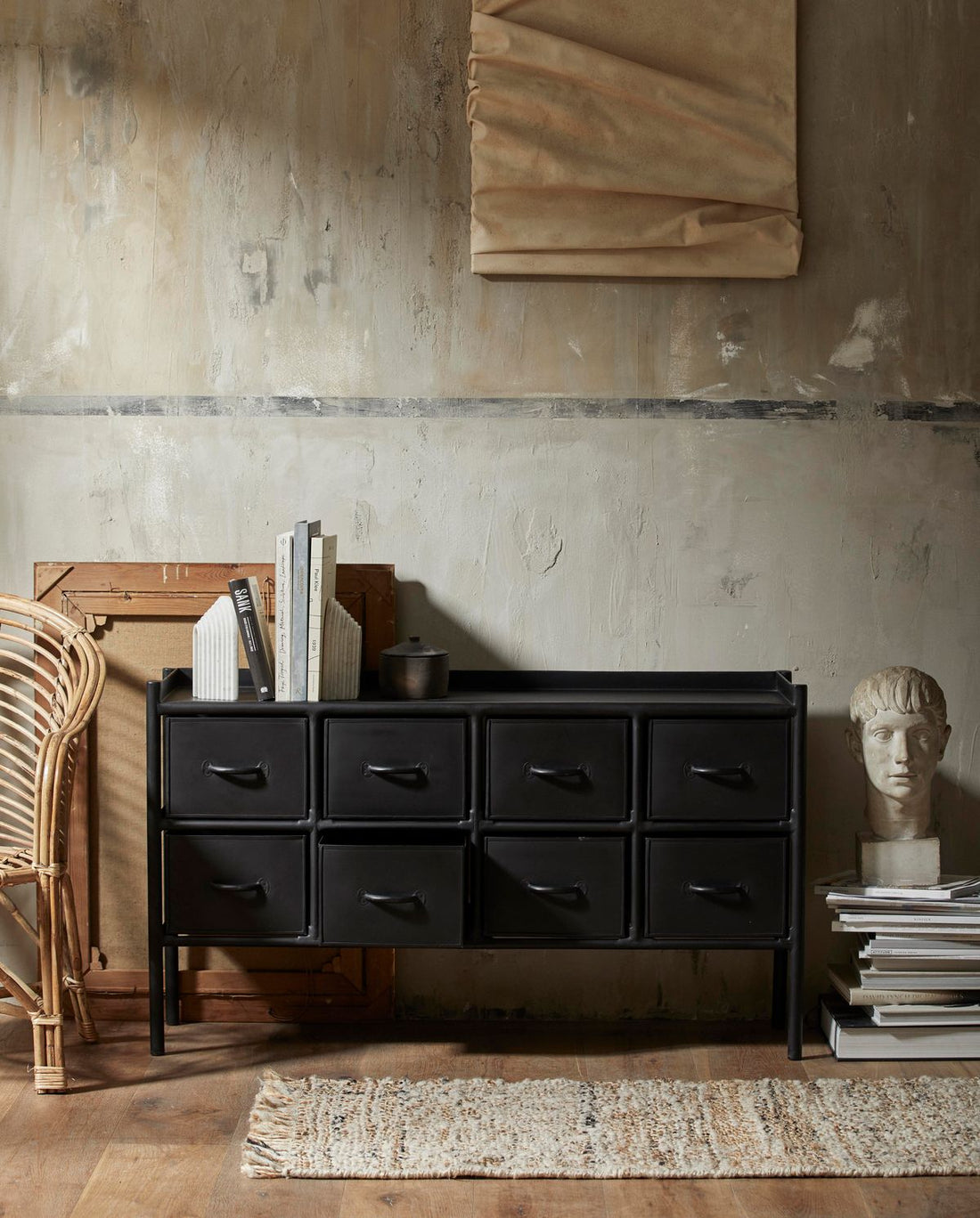 LINA tæppe, M - natur