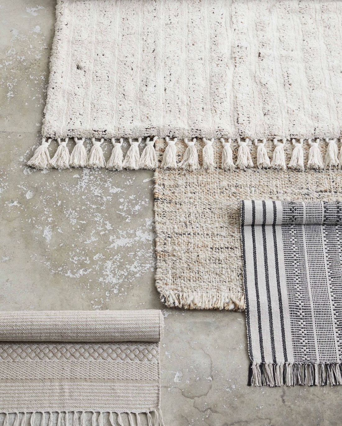 DALIA tæppe, L - natur