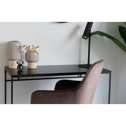 Vase - Vase i keramik, grå, Ø15x27 cm