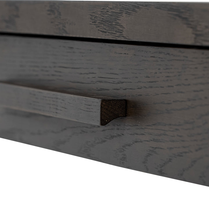 BLOOMINGVILLE Wells Skrivebord, Brun, Ege Finer - L120xH76xW65 cm - DesignGaragen.dk.