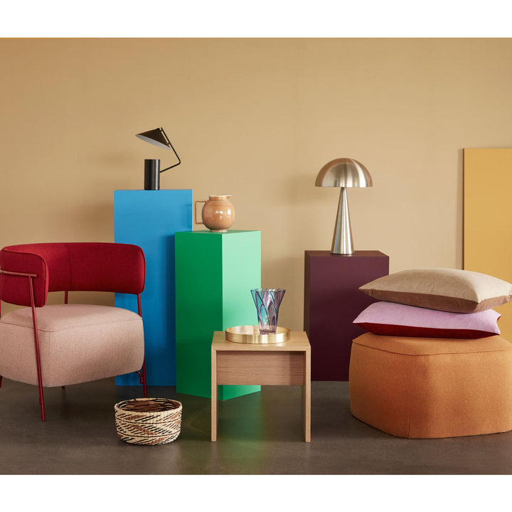 Hübsch Teddy Loungestol Rosa/Rød