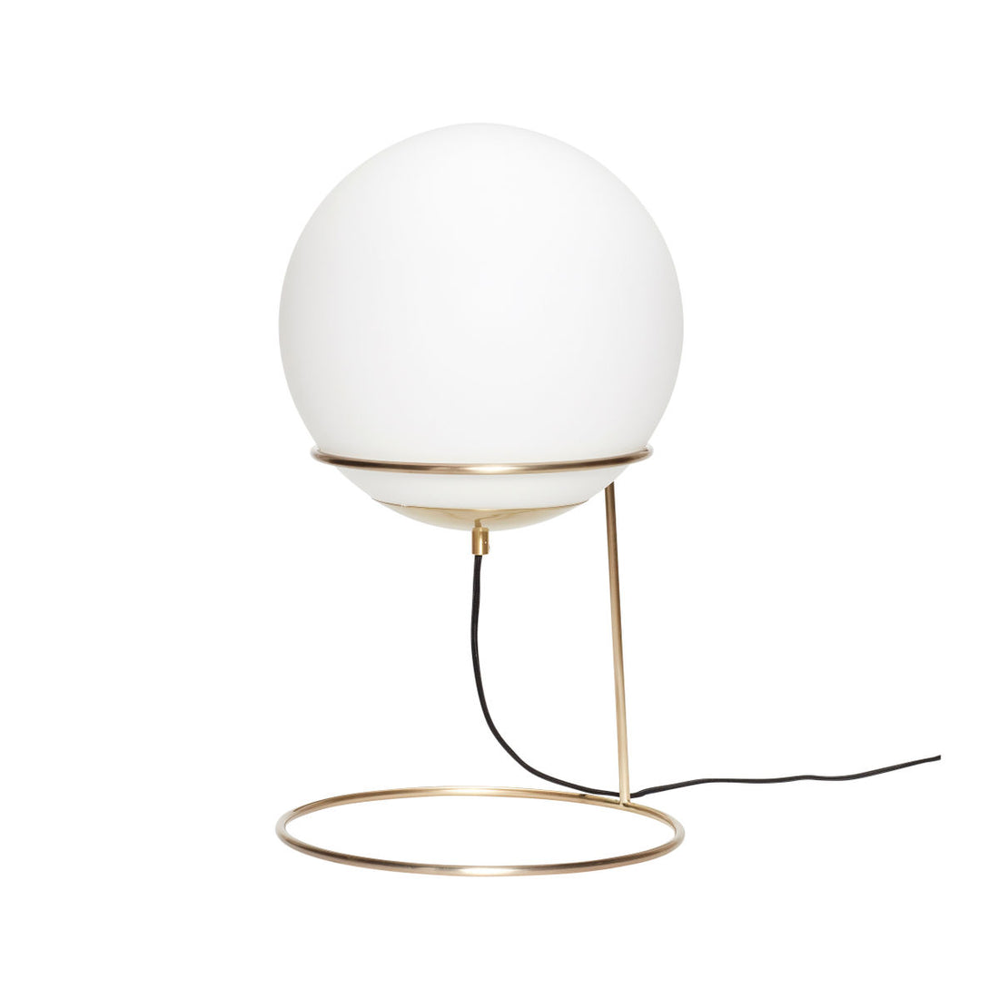 Hübsch Balance Lampe Small Messingfarve/Hvid
