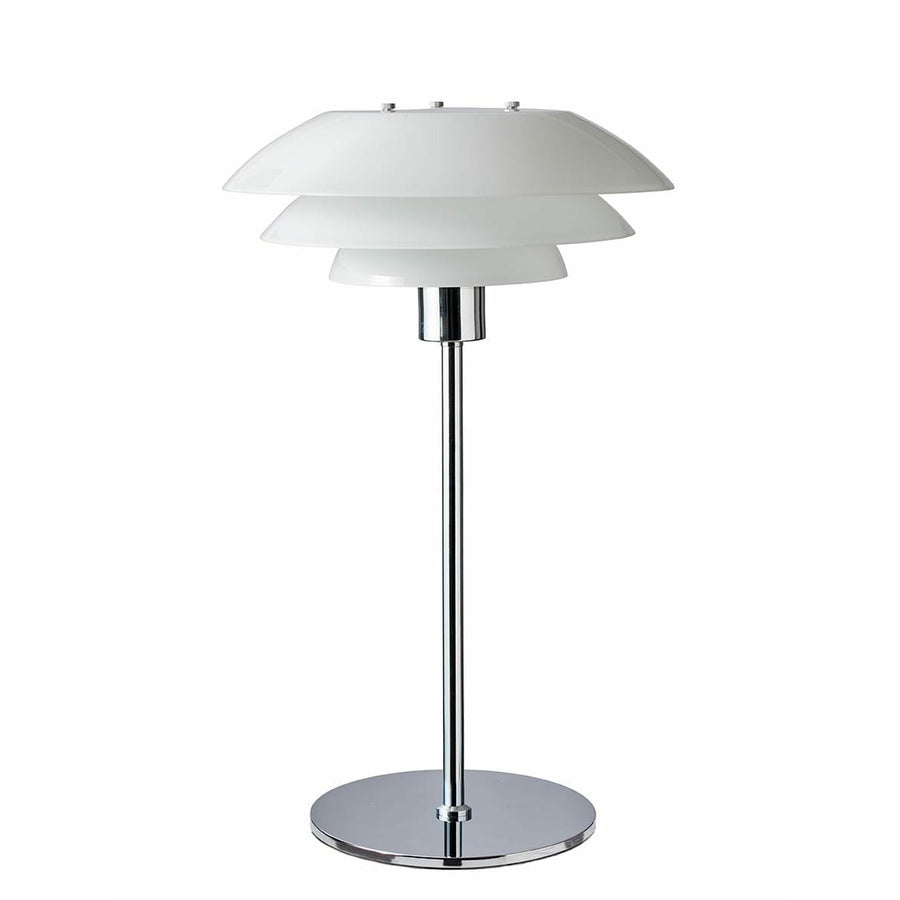 Dyberg Larsen DL31 bordlampe opal - Ø31xH50cm - DesignGaragen.dk.