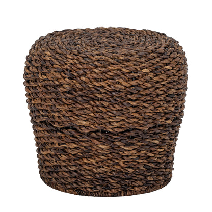 CREATIVE COLLECTION Tasse Taburet, Brun, Abaca - L38xH40,5xW45 cm - DesignGaragen.dk.