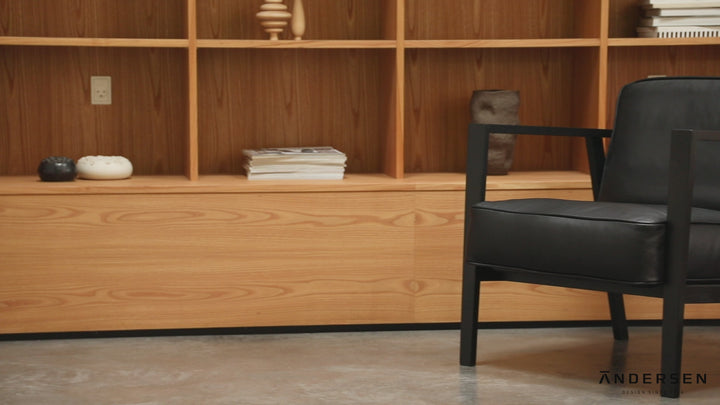 Andersen Furniture - LC1 Loungestol - sort læder/stel i sortlakeret