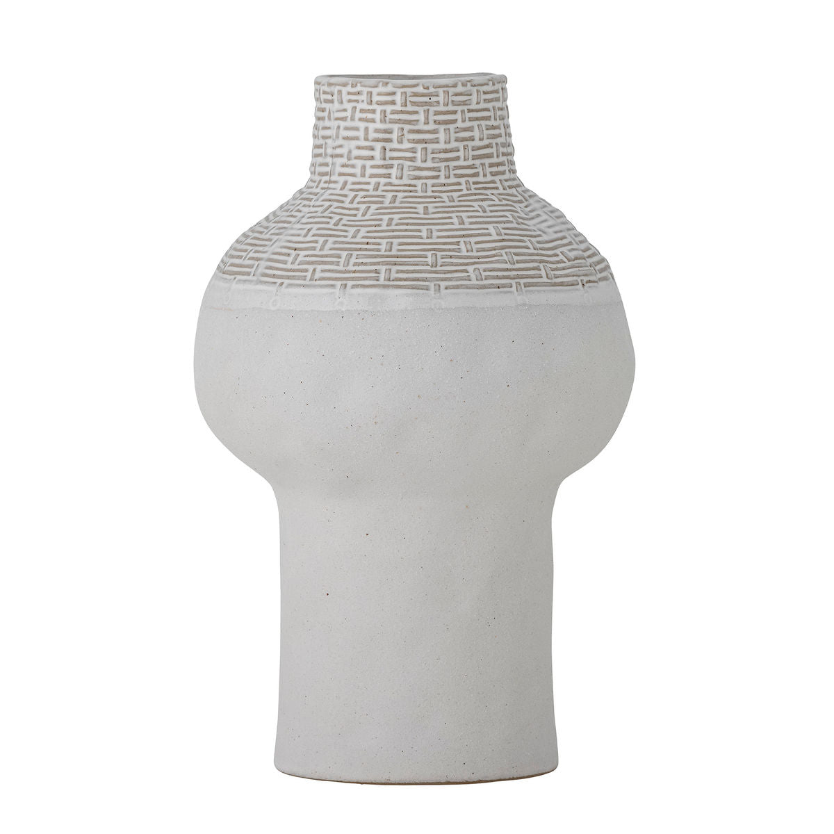 Bloomingville Iyore Vase, Hvid, Stentøj - Bloomingville - DesignGaragen.dk