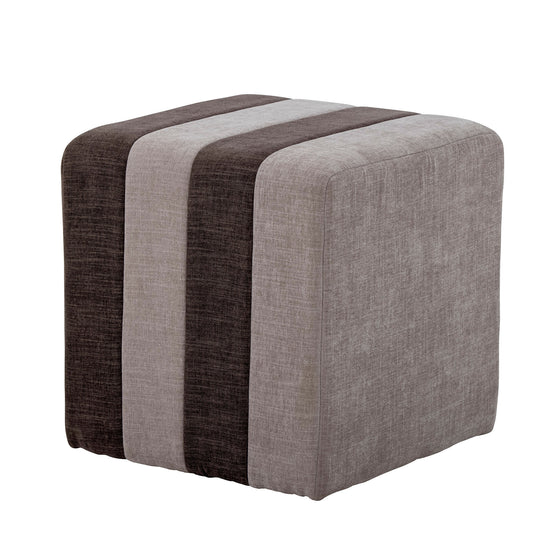 Bloomingville Flint Puf, Brun, Polyester - Bloomingville - DesignGaragen.dk