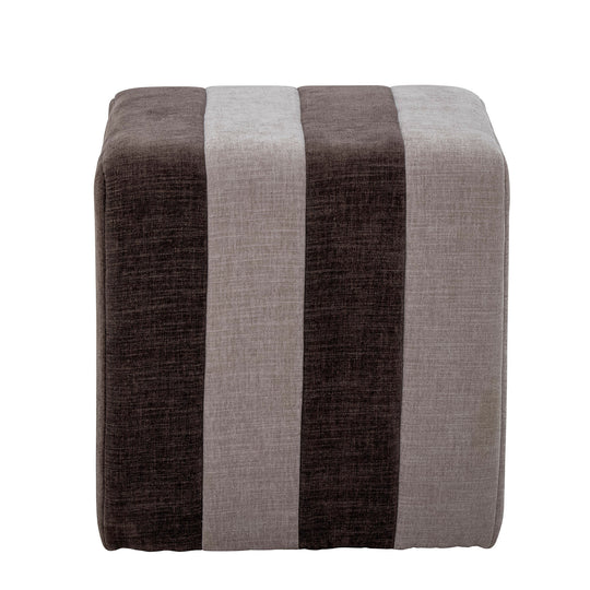 Bloomingville Flint Puf, Brun, Polyester - Bloomingville - DesignGaragen.dk