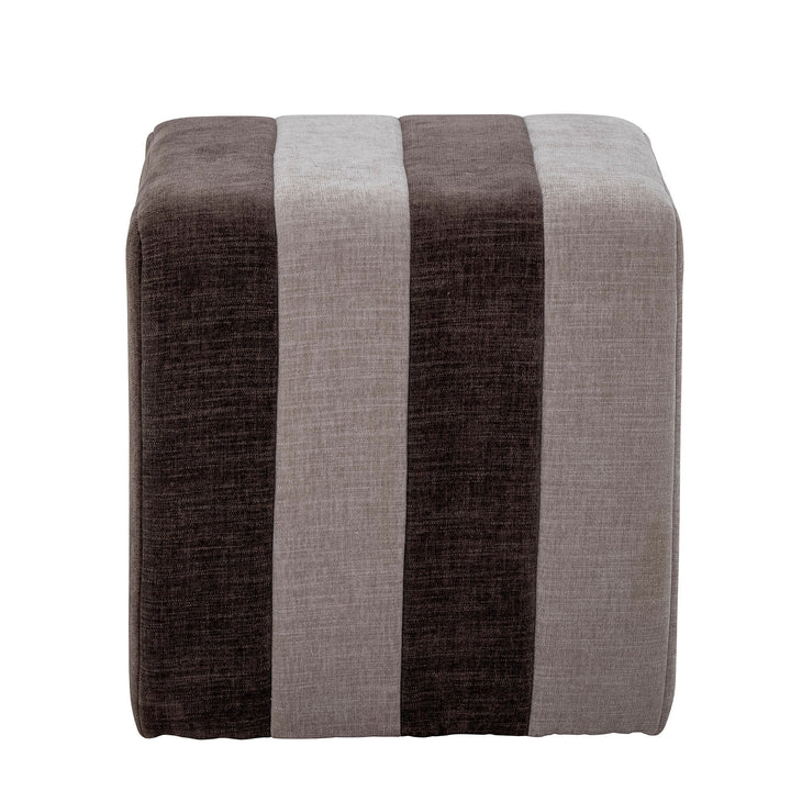 Bloomingville Flint Puf, Brun, Polyester - Bloomingville - DesignGaragen.dk