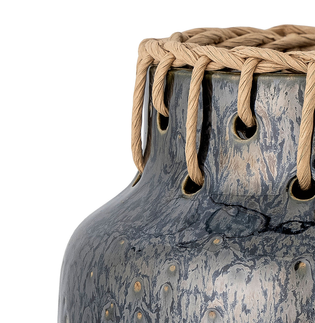 Bloomingville Janel Vase, Sort, Keramik