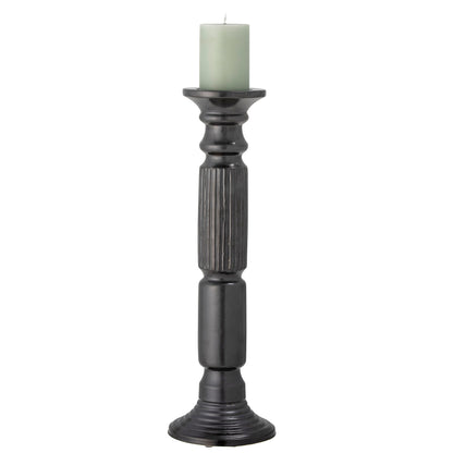 Bloomingville Millas Candlestick, Sort, Keramik - Bloomingville - DesignGaragen.dk