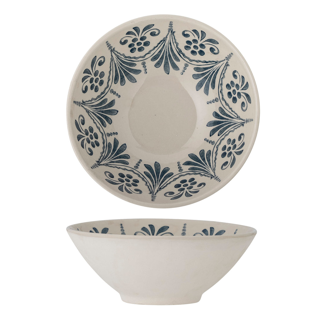 Bloomingville Heikki Bowl, Blå, Stentøj - Bloomingville - DesignGaragen.dk